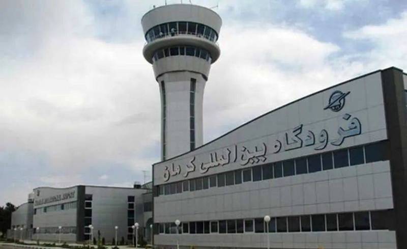 فعالیت فرودگاه کرمان در اثر ریزگردها مختل شد